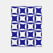 Robbing Peter to Pay Paul Blue Pattern Fleecedecke (Vorderseite)