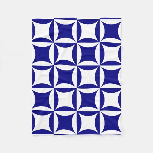 Robbing Peter to Pay Paul Blue Pattern Fleecedecke (Vorderseite)