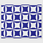 Robbing Peter to Pay Paul Blue Pattern Geschenkpapier (Flach)