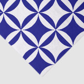 Robbing Peter to Pay Paul Blue Pattern Seidenpapier (Ausschnitt)