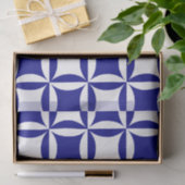 Robbing Peter to Pay Paul Blue Pattern Seidenpapier (Geschenk)