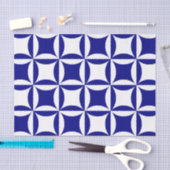 Robbing Peter to Pay Paul Blue Pattern Seidenpapier (Handwerk)