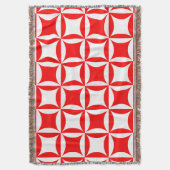 Robbing Peter to Pay Paul Red Pattern Decke (Vorderseite Vertikal)