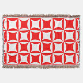 Robbing Peter to Pay Paul Red Pattern Decke (Vorderseite)