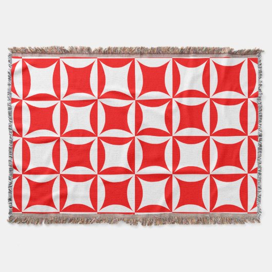 Robbing Peter to Pay Paul Red Pattern Decke (Vorderseite)