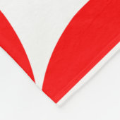 Robbing Peter to Pay Paul Red Pattern Fleecedecke (Ecke)