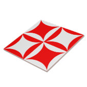 Robbing Peter to Pay Paul Red Pattern Fliese (Seite)