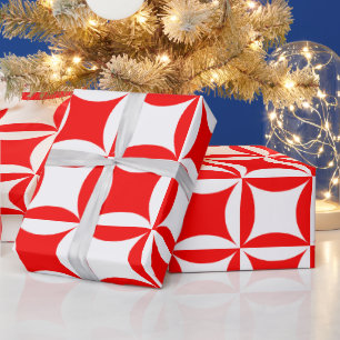 Robbing Peter to Pay Paul Red Pattern Geschenkpapier