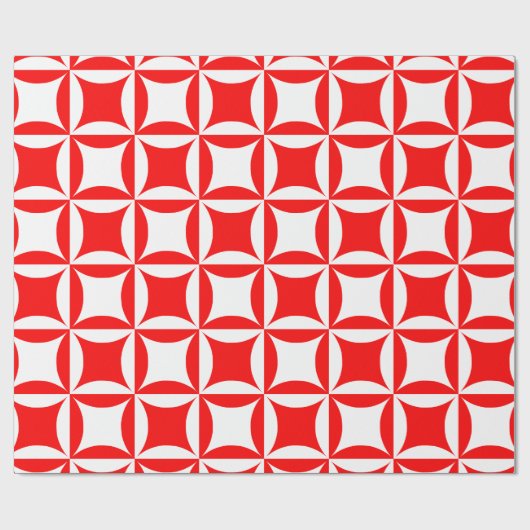 Robbing Peter to Pay Paul Red Pattern Geschenkpapier (Flach)
