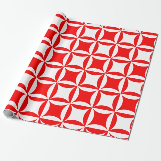 Robbing Peter to Pay Paul Red Pattern Geschenkpapier (Ungerollt)