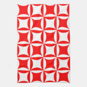 Robbing Peter to Pay Paul Red Pattern Handtuch (Vertikal)