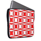 Robbing Peter to Pay Paul Red Pattern Laptopschutzhülle (Vorne Rechts)