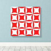 Robbing Peter to Pay Paul Red Pattern Leinwanddruck (Insitu (Holzboden))