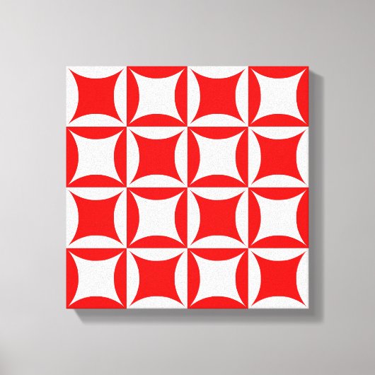 Robbing Peter to Pay Paul Red Pattern Leinwanddruck (Vorderseite)
