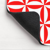 Robbing Peter to Pay Paul Red Pattern Mousepad (Ecke)