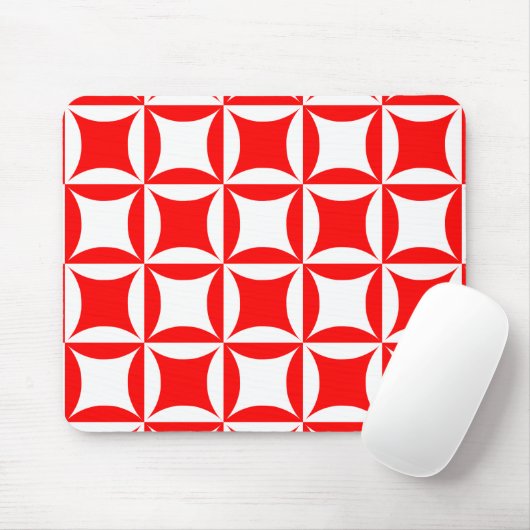 Robbing Peter to Pay Paul Red Pattern Mousepad (Mit Mouse)
