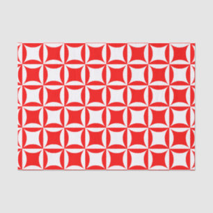 Robbing Peter to Pay Paul Red Pattern Seidenpapier