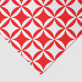 Robbing Peter to Pay Paul Red Pattern Seidenpapier (Ausschnitt)