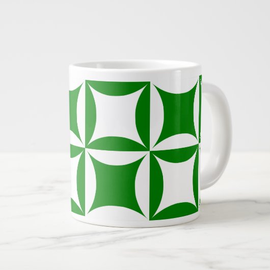 Robbing Peter zu Pay Pual Green Patches Jumbo-Tasse (Vorderseite Rechts)