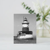 Robbins Reef Lighthouse Postkarte (Stehend Vorderseite)
