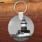 Robbins Reef Lighthouse Schlüsselanhänger (Vorderseite)