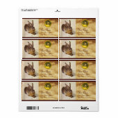 ROBBIT (Young Hare) Monogramm Gelbes Topaz (Vorne)
