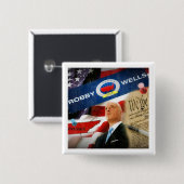 Robby Brunnen für Präsidenten 2016 Button (Vorne & Hinten)