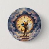 Robby der geflügelte Zeitwächter Button (Vorderseite)