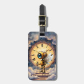 Robby der geflügelte Zeitwächter – Wings of Time S Gepäckanhänger (Vorderseite vertikal)
