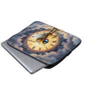 Robby der geflügelte Zeitwächter – Wings of Time S Laptopschutzhülle (Vorne Knopf)