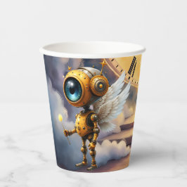 Robby der geflügelte Zeitwächter – Wings of Time S Pappbecher