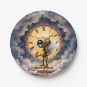 Robby der geflügelte Zeitwächter – Wings of Time S Pappteller (Vorderseite)