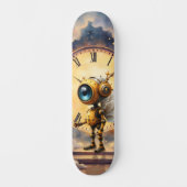 Robby der geflügelte Zeitwächter – Wings of Time S Skateboard (Vorderseite)