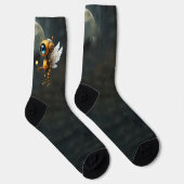 Robby der geflügelte Zeitwächter – Wings of Time S Socken (Rechts)