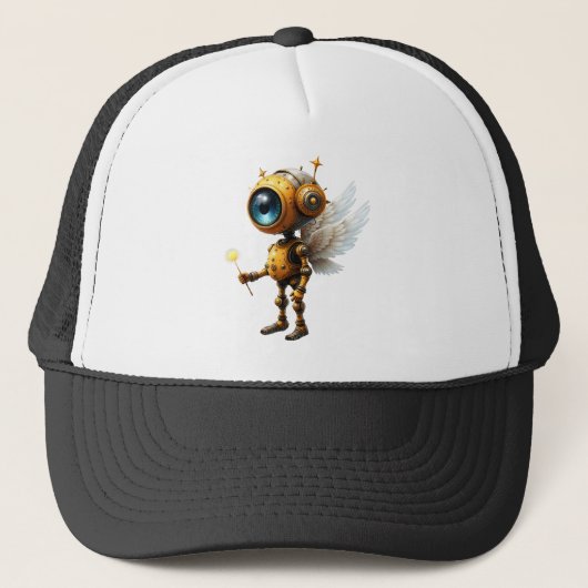 Robby der geflügelte Zeitwächter – Wings of Time S Truckerkappe (Vorderseite)