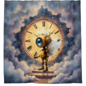 Robby the Winged Timekeeper – Wings of Time Series Duschvorhang (Vorderseite)