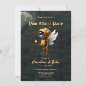 Robby the Winged Timekeeper – Wings of Time Series Einladung (Vorderseite)