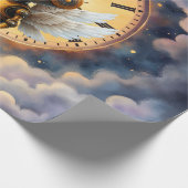 Robby the Winged Timekeeper – Wings of Time Series Geschenkpapier (Ecke)