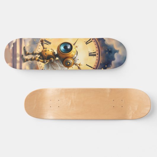 Robby the Winged Timekeeper – Wings of Time Series Skateboard (Horizontal)