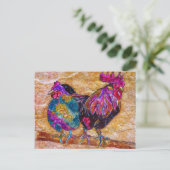 Robby und Esmerelda Postkarte (Stehend Vorderseite)