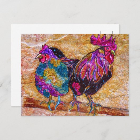 Robby und Esmerelda Postkarte (Vorne/Hinten)