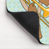 Röbchenmantel Mousepad (Ecke)