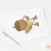 Röbchenmantel Rechteckiger Aufkleber (Umschlag)