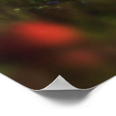 Robe in einer Wiese Print Poster (Ecke)