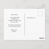 Roben von Bestechungsrädern werden Sie meine Meerj Postkarte (Rückseite)