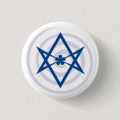 Robert Anton Wilson - Aleister Crowley Glyph Button (Vorderseite)