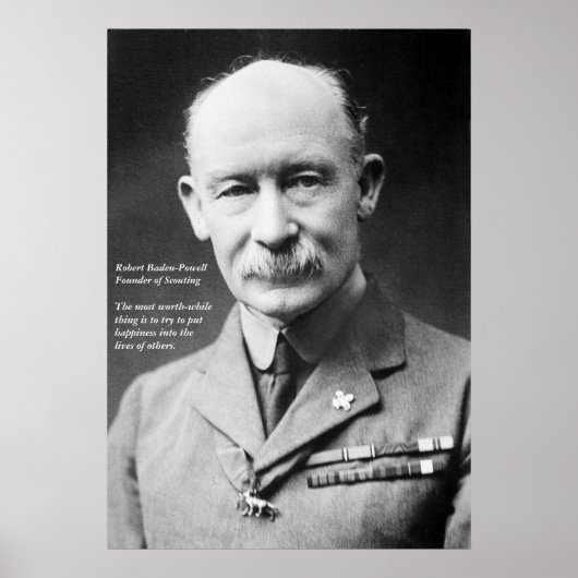 Robert Baden-Powell Poster (Vorne)