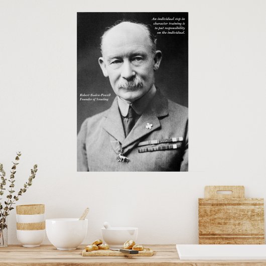 Robert Baden-Powell Poster (Küche)