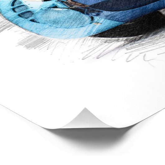 Robert Benoist Poster (Ecke)