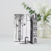 Robert Boyles Entwicklung der Wasserpumpe Postkarte (Stehend Vorderseite)